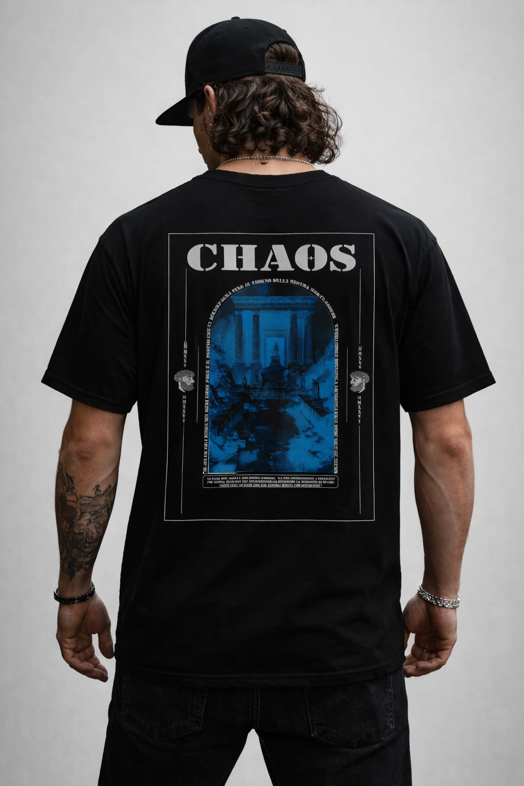 Camiseta Oversized urbn66- CHAOS